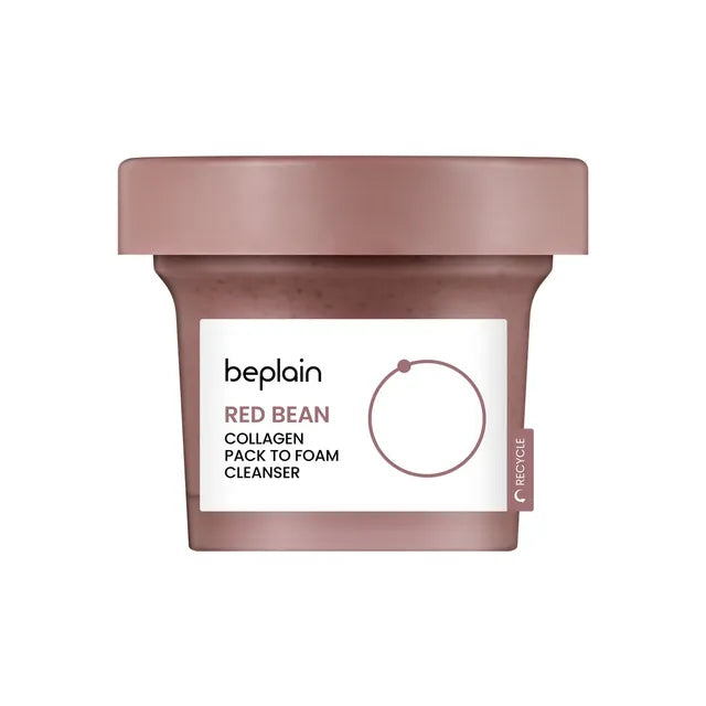 Red Bean Collagen Pack To Foam Cleanser - Clow Skincare